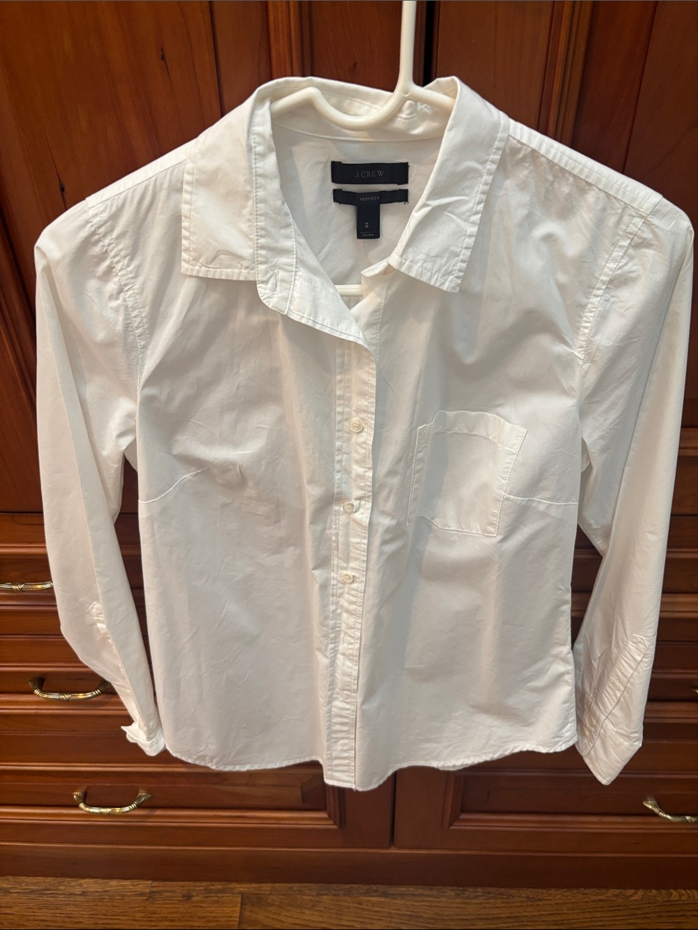 JCREW white button down shirt